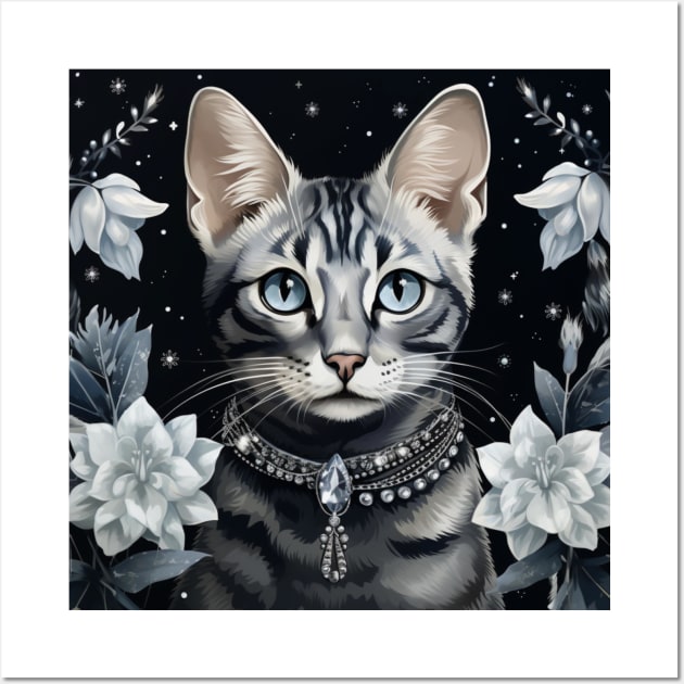 Silver Bengal Wall Art by Enchanted Reverie